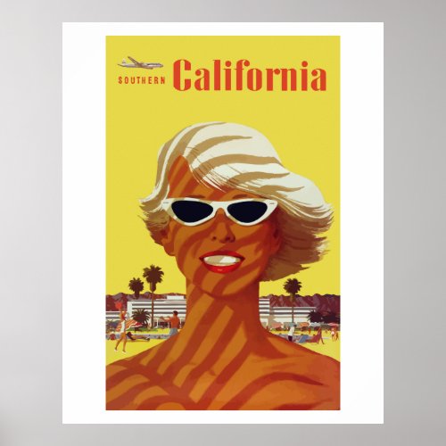 Southern California Vintage Ads Poster