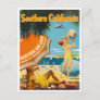Southern California vintage travel postcard