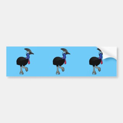 Southern Cassowary Bumper Sticker