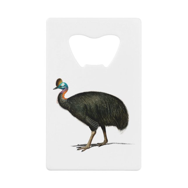 Southern cassowary Gift Idea Credit Card Bottle Opener (Front)
