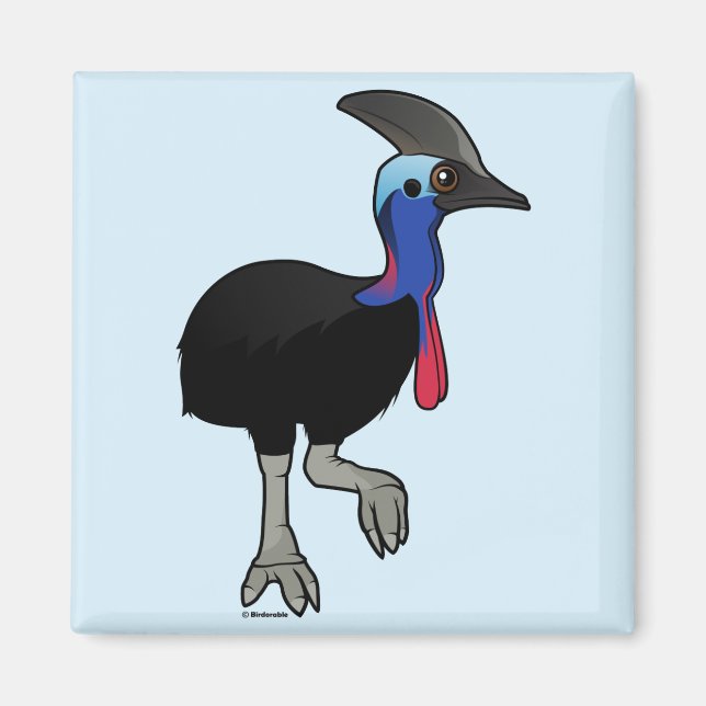 Southern Cassowary Magnet (Front)