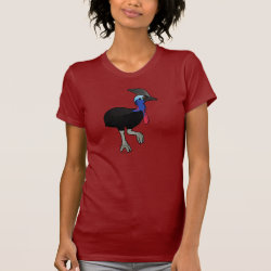 Southern Cassowary Women's American Apparel Fine Jersey Short Sleeve T-Shirt