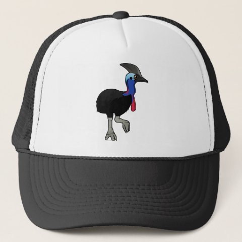 Cute Southern Cassowary Trucker Hat in Birdorable Shop