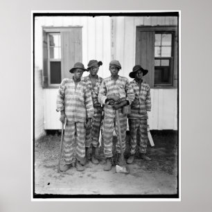 Southern chain gang 1900-1906 poster