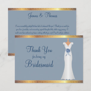 Southern Charm, Bridesmaid Thank You Card