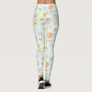 blue lemon leggings