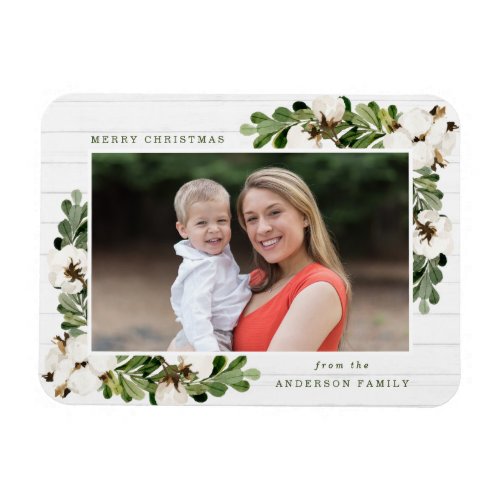 Southern Charm  Holiday Photo Magnet