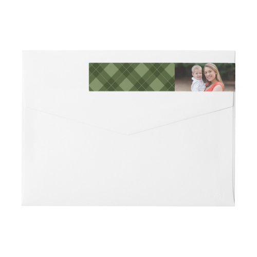 Southern Charm  Holiday Photo Wrap Around Label