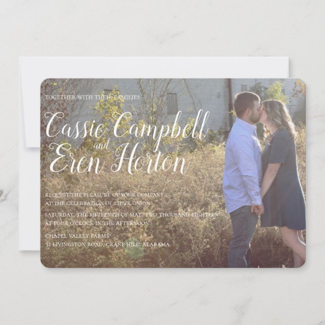 Southern Classic Wedding Invitation (Front)