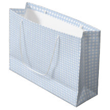 Southern Coastal Grandmillennial Blue Gingham