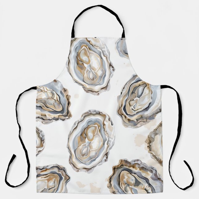 Southern Coastal Seafood Oyster Kitchen Apron (Front)