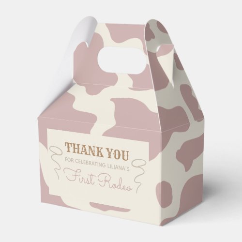 Southern Cowgirl Birthday Party Favor Box
