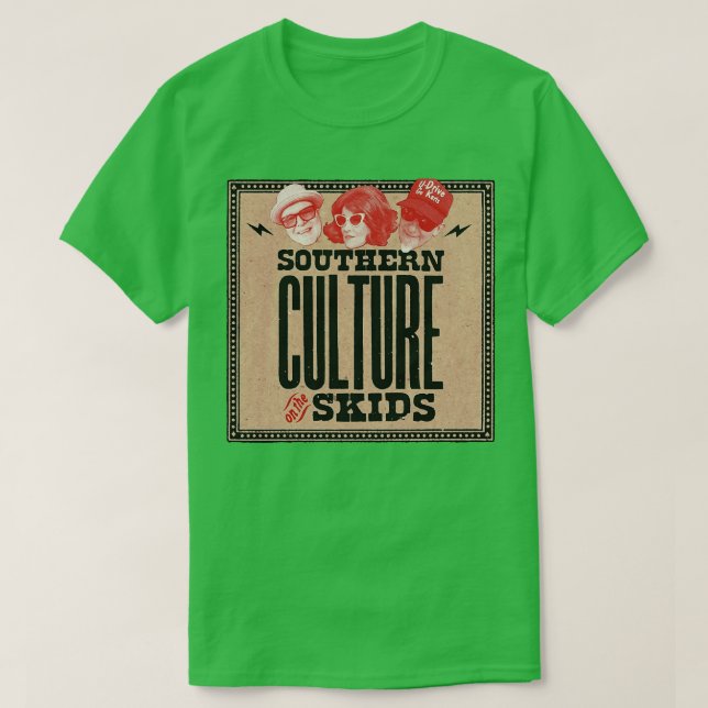 Southern Culture on the Skids Lightning T-Shirt (Design Front)