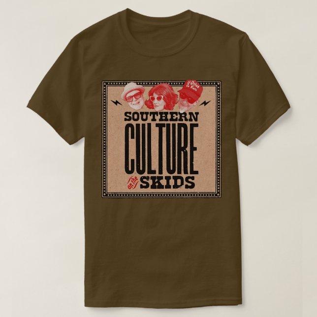 Southern Culture on the Skids Lightning T-Shirt (Design Front)