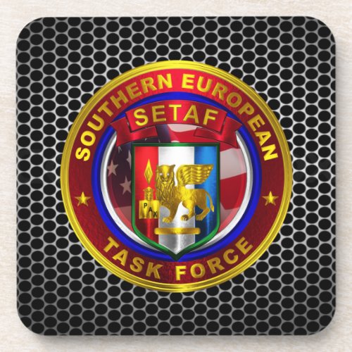Southern European Task Force SETAF Beverage Coaster