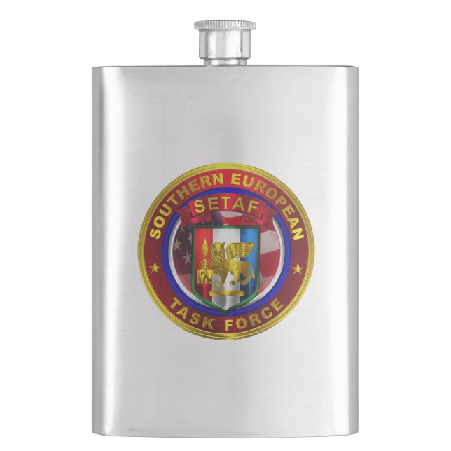 Southern European Task Force (SETAF) Flask (Front)