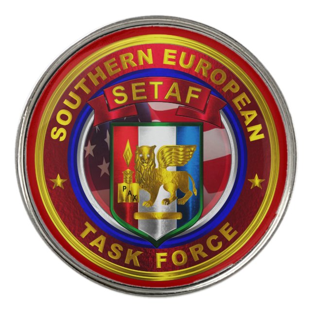 Southern European Task Force (SETAF) Golf Ball Marker (Front)