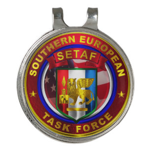 Southern European Task Force (SETAF) Golf Hat Clip