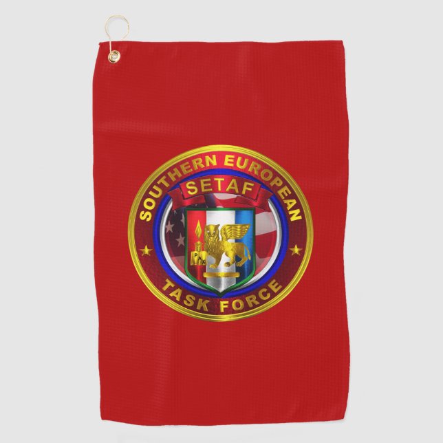 Southern European Task Force (SETAF) Golf Towel (Front)