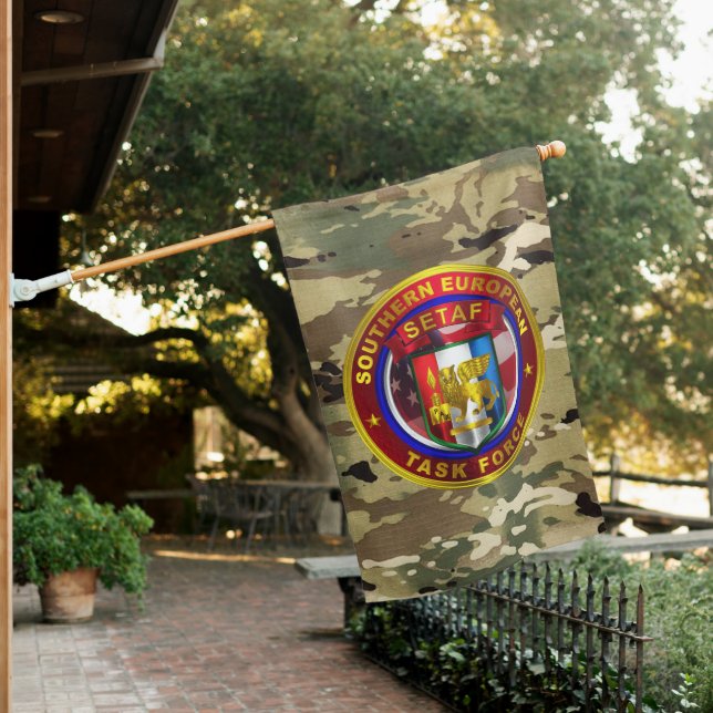 Southern European Task Force (SETAF) House Flag (In SItu)