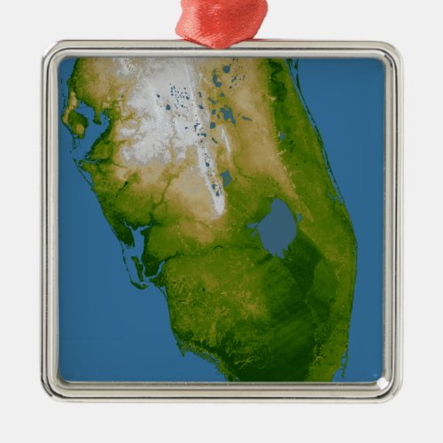 Southern Florida Metal Ornament