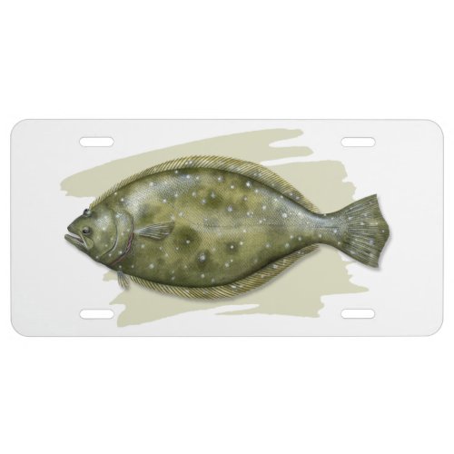 Southern Flounder License Plate