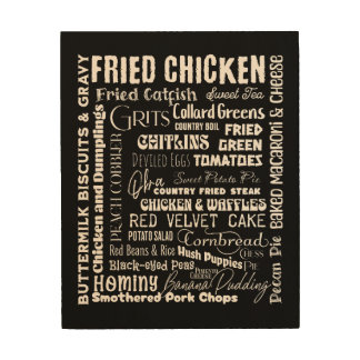 Southern Foods Wood Wall Art