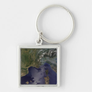 Southern France and Northern Italy Keychain
