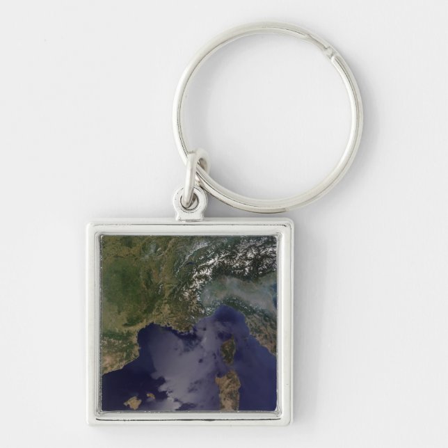 Southern France and Northern Italy Keychain (Front)
