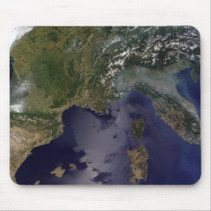 Southern France and Northern Italy Mouse Pad