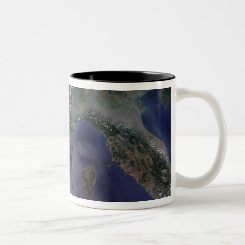 Southern France and Northern Italy Two_Tone Coffee Mug