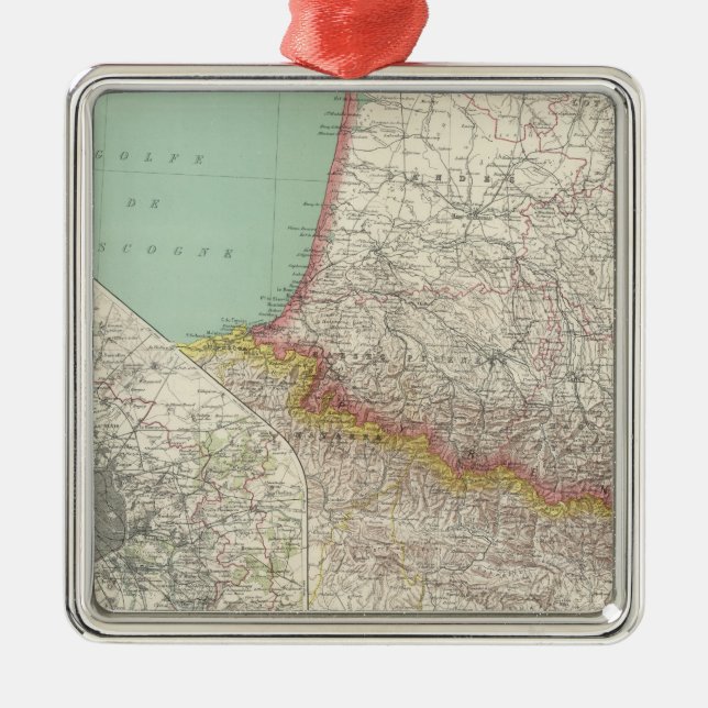 Southern France Metal Ornament (Front)