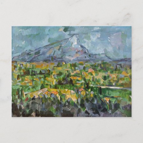 Southern France Mountain Landscape Cezanne Postcard