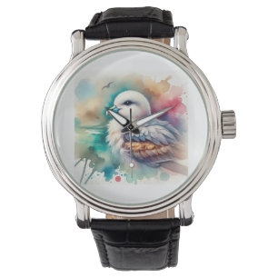 Southern Fulmar 100924AREF108 - Watercolor Watch