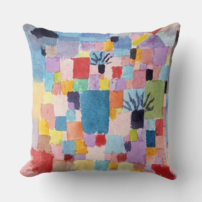 Southern Gardens | Paul Klee | Throw Pillow (Front)