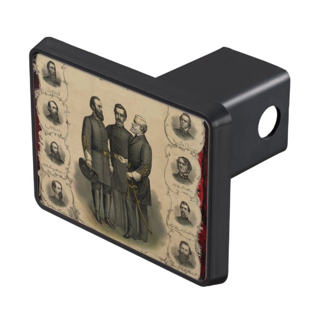 Southern Generals Civil War 🎖️⚔️ Heroes  Hitch Cover (Top Right)