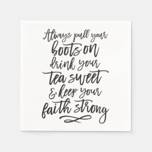 Southern Girl Mantra Humor Napkins