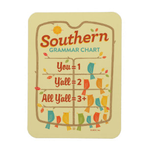 Southern Grammar Chart Magnet