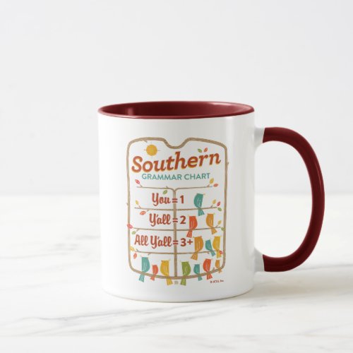 Southern Grammar Chart Mug