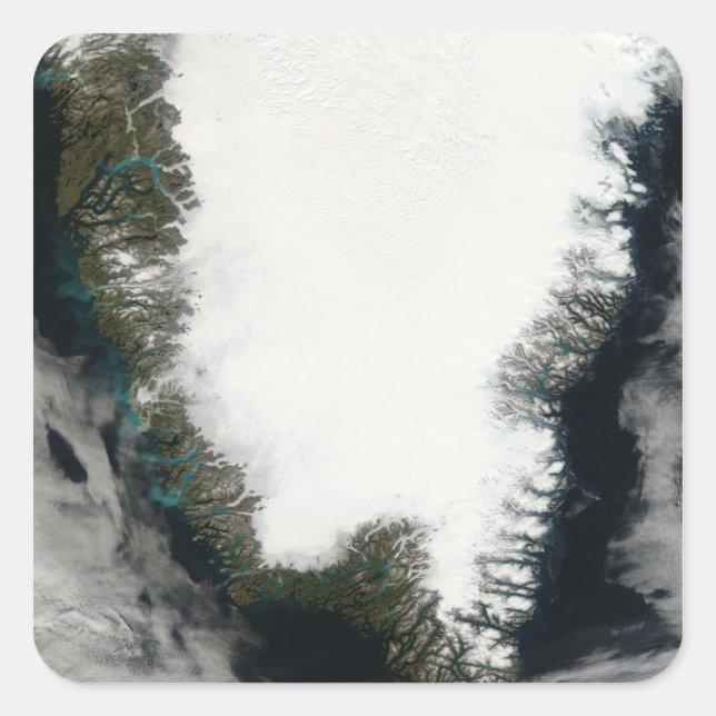 Southern Greenland Square Sticker (Front)