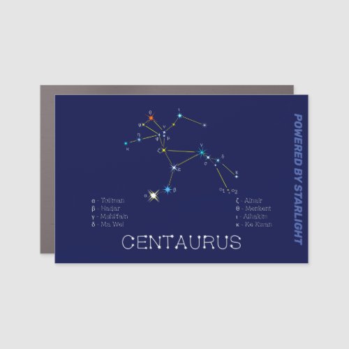 Southern Hemisphere Constellation Centaurus Car Magnet