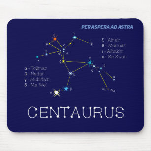 Southern Hemisphere Constellation Centaurus Mouse Pad