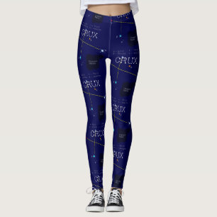 Southern Hemisphere Constellation Crux Leggings