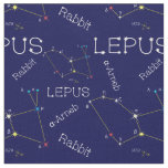 Southern Hemisphere Constellation Lepus Fabric
