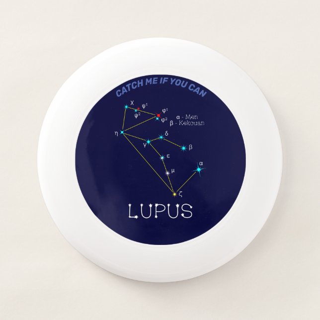 Southern Hemisphere Constellation Lupus Wham-O Frisbee (Front)