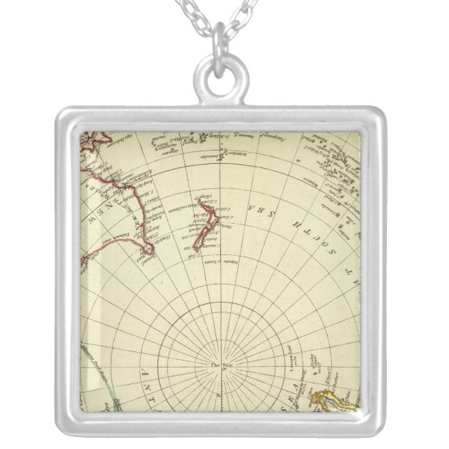 Southern Hemisphere Silver Plated Necklace (Front)