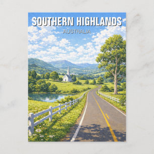 Southern Highlands Australia Travel Postcard