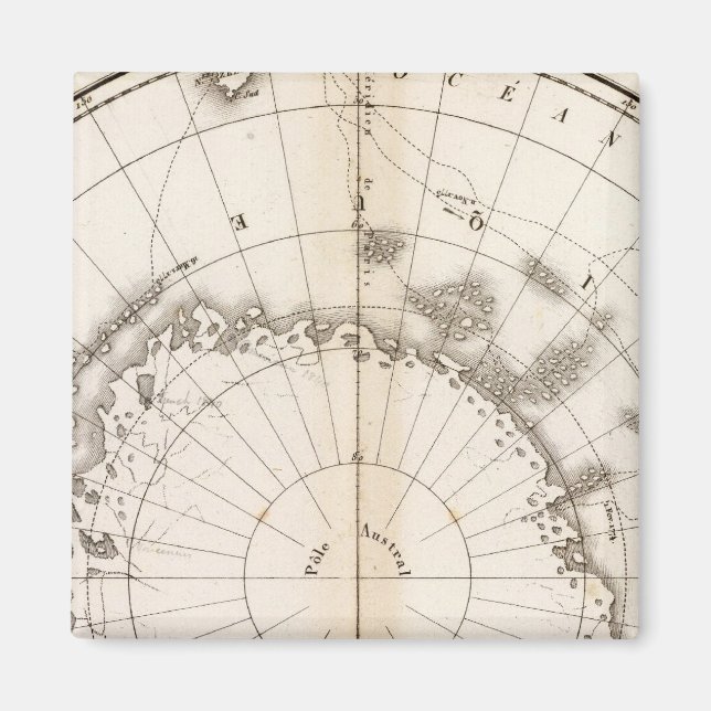 Southern Ice Chart Magnet (Front)