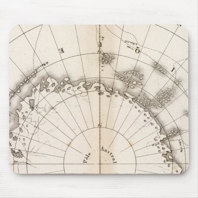 Southern Ice Chart Mouse Pad (Front)