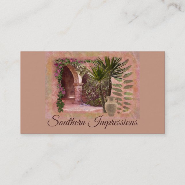 Southern Impressions (customizable) Business Card (Front)
